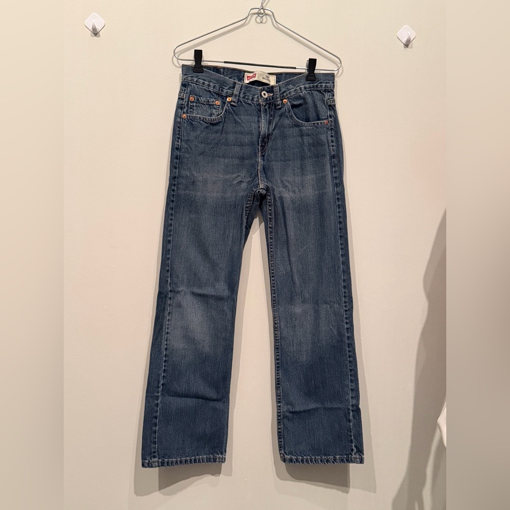 Levi's Straight-Leg Denim Jeans - Medium Blue